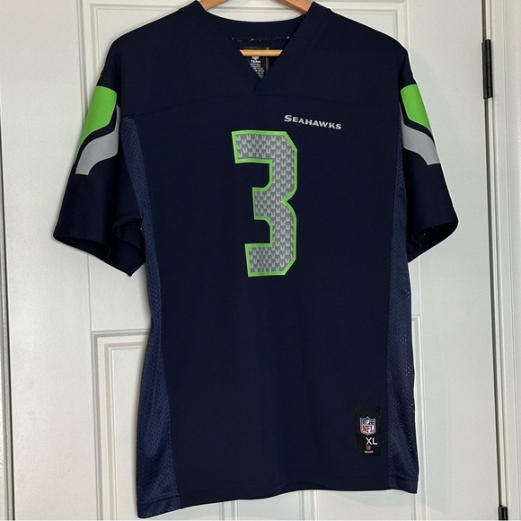 Seahawks RUSSELL WILSON NFL Apparel Jersey YOUTH KIDS BOYS XL 18-20 - Picture 1 of 4